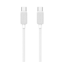 CABLE USB-C A USB-C 2MTS BLANCO - USAMS
