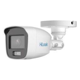 CAMARA HILOOK 2MP BULLET EXTERIOR - COLORVU - PLASTICO - C/AUDIO - THC-B129-PS
