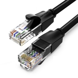 CABLE PATCHCORD CAT6 10M NEGRO - VENTION -