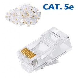 CONECTOR RJ45 CAT5E - PACK 100 UNIDADES
