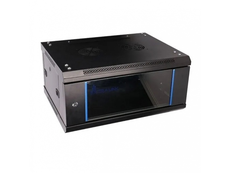 RACK DE PARED 4U 600X450MM - PUERTA DE VIDRIO